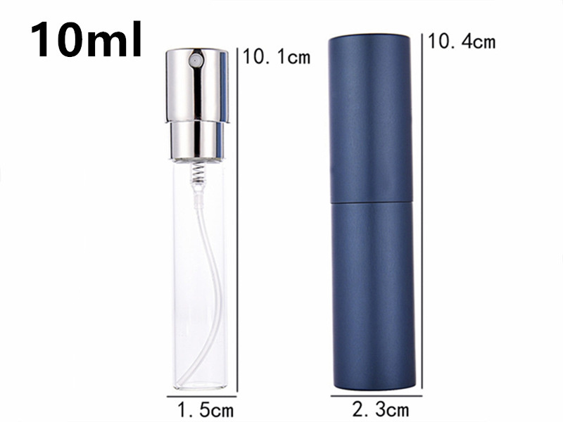 5ml 8ml 10ml glass spray Metal Perfume Bottle