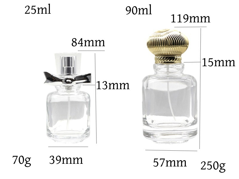 90ML Perfume Empty Glass Bottles