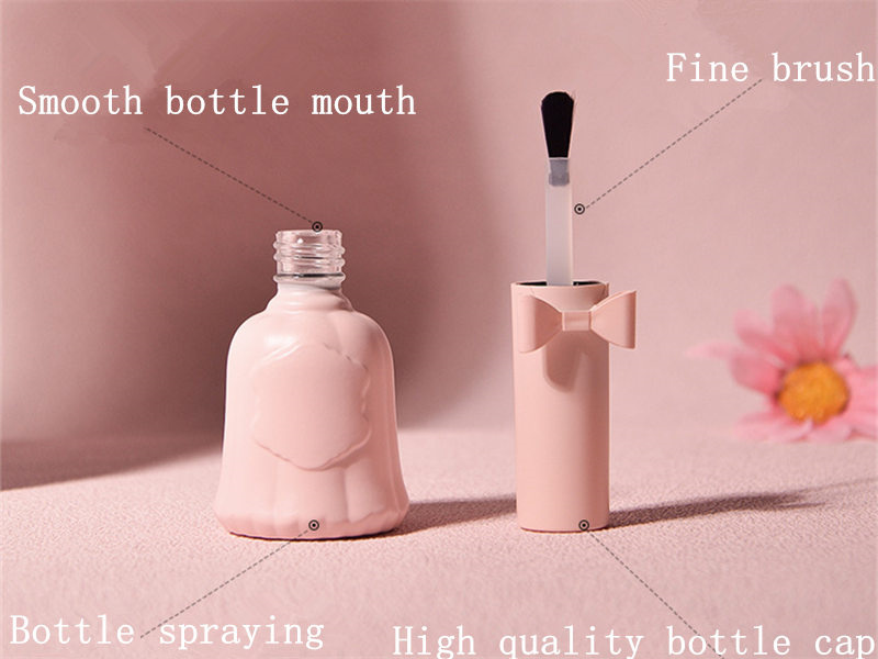 10ml 12ml 15ml Pink Nail Polish Bottle