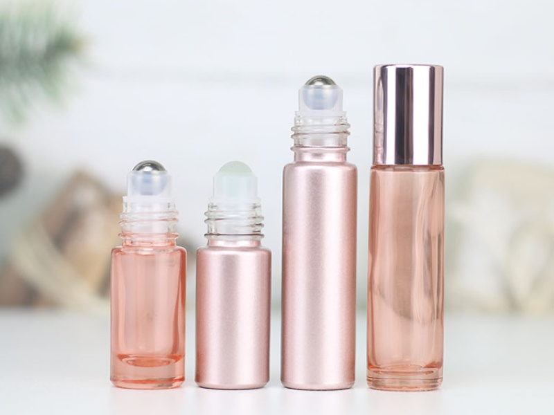 Rose Gold Refillable Roller Ball Bottles