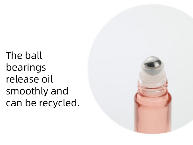 Rose Gold Refillable Roller Ball Bottles