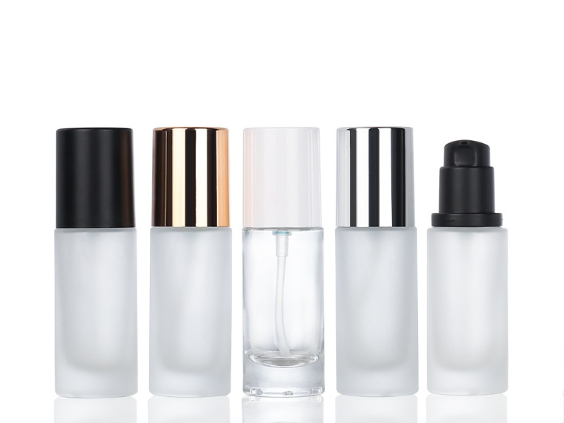 30ml Round Glass Foundation Bottle