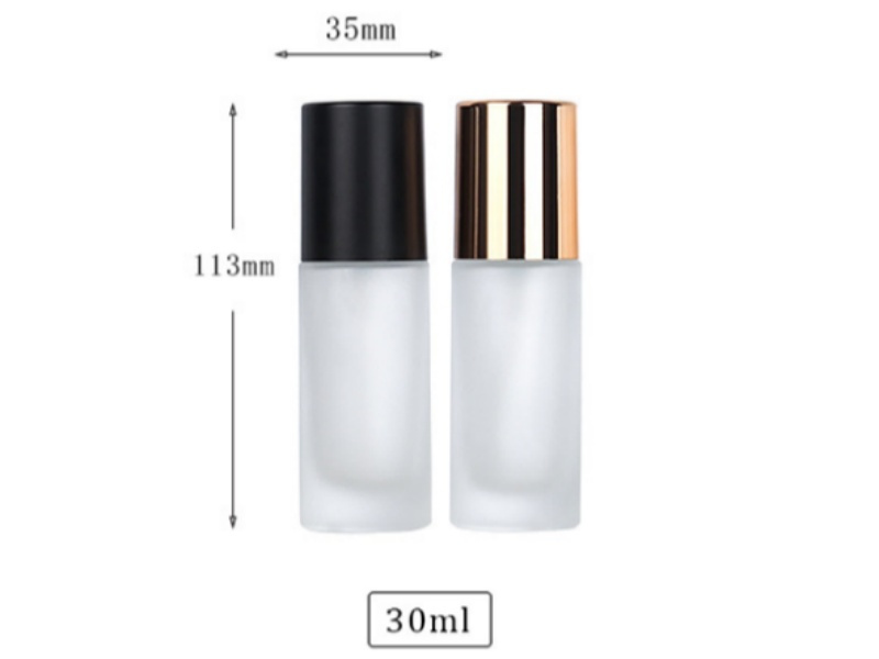 30ml Round Glass Foundation Bottle