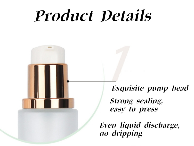 30ml Round Glass Foundation Bottle