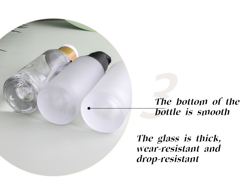 30ml Round Glass Foundation Bottle