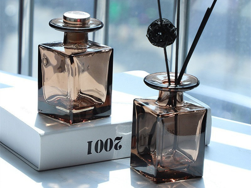 150ML Brown Square Glass Diffuser Bottles