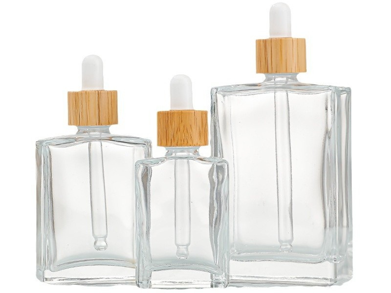 30-100ml Square Glass Dropper Bottles