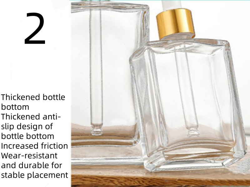 30-100ml Square Glass Dropper Bottles