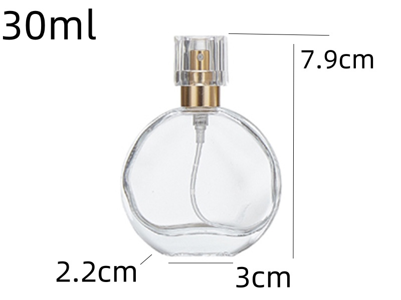 30-100ML Oblong Transparent Perfume Bottle