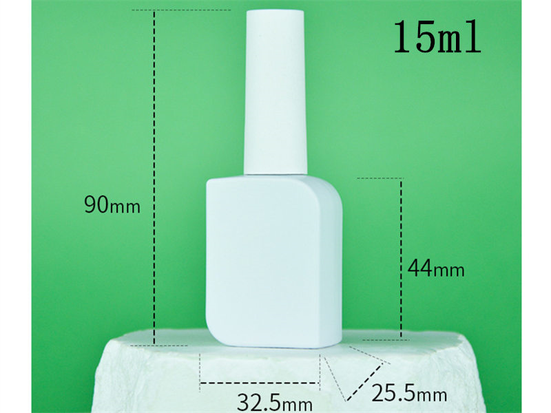 8ml-15ml White Nail Polish Bottle