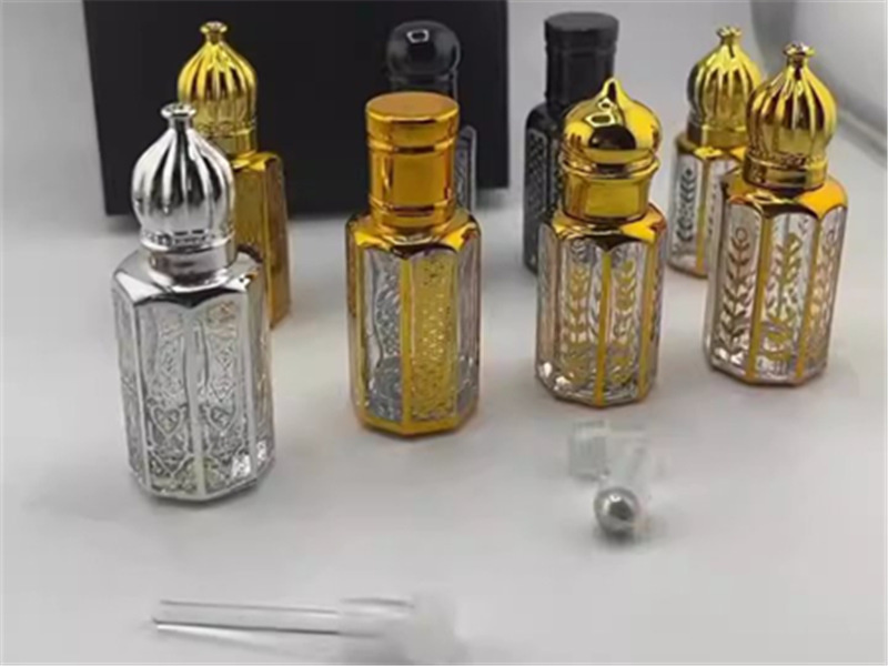 6ml 9ml 12ml octagonal essential oil roller bottles wholesale