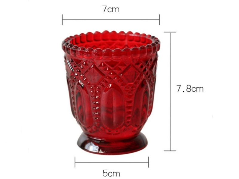 100ml colorful small candle jar