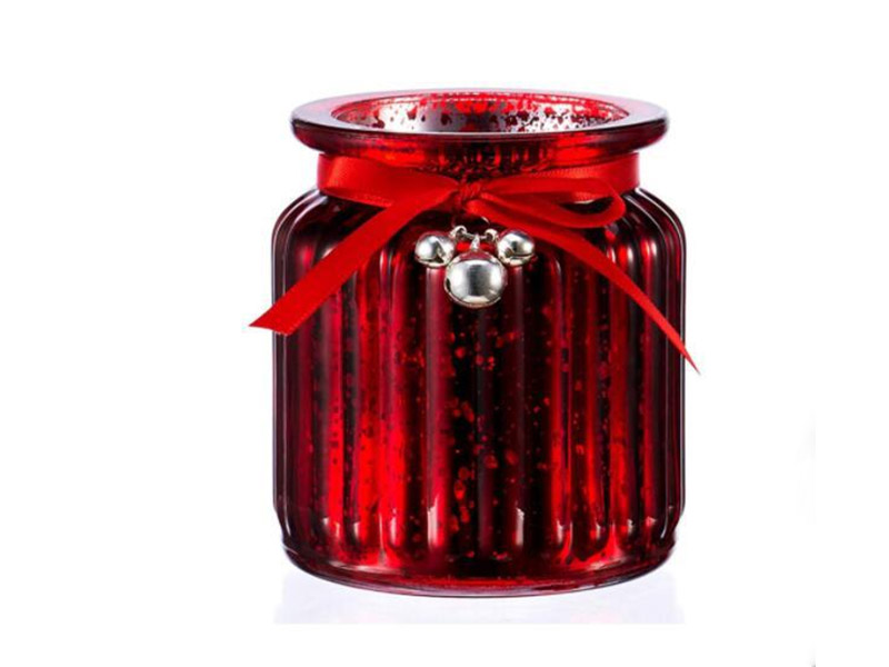 Christmas candle jars