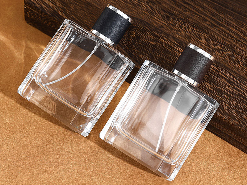 Spray bottles for perfume 100ml with leather  cap