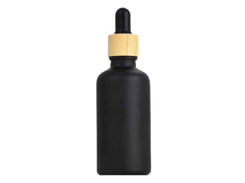 Black Frosted Essential Oil Bottles