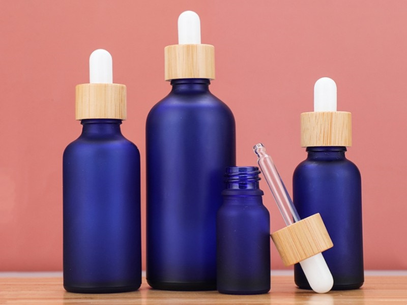 Blue Dropper Essential Oil Bottles