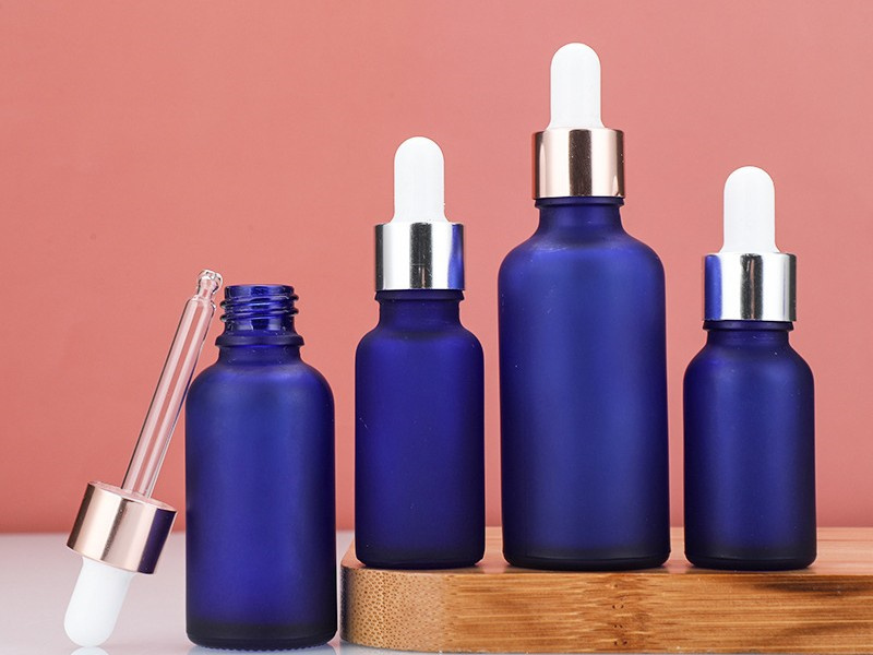 Blue Dropper Essential Oil Bottles