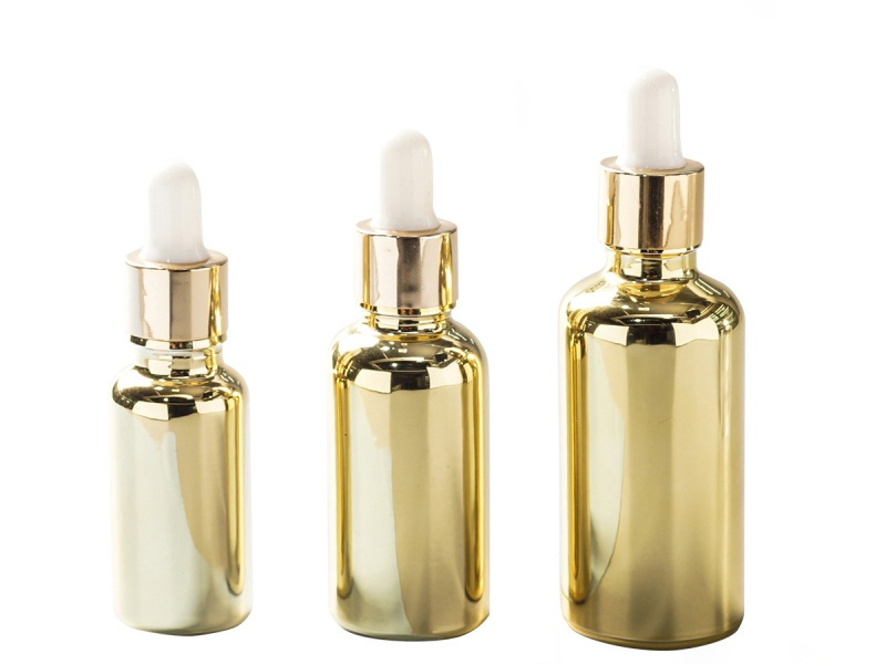 20-50ml Gold Dropper Glass Bottle