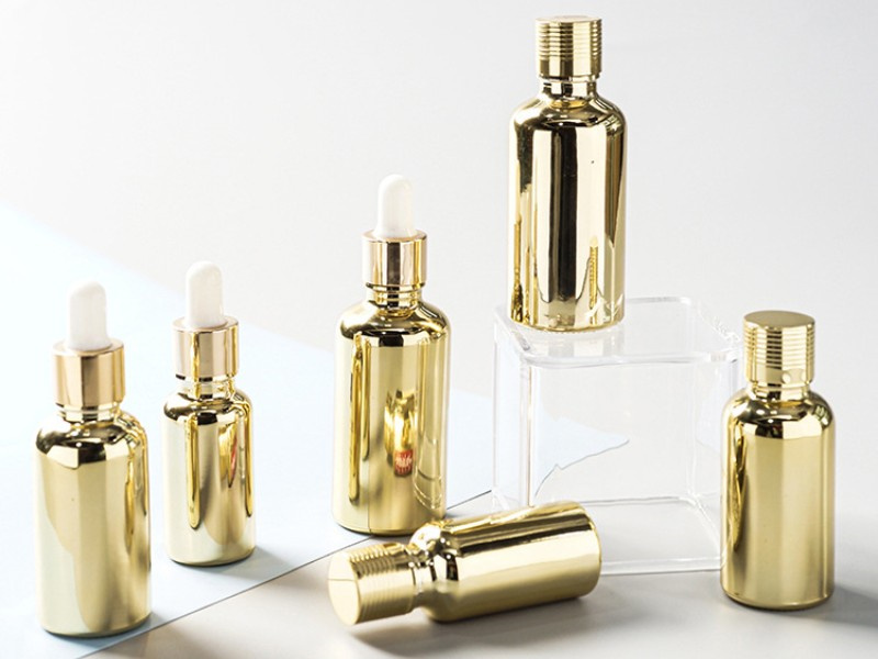 20-50ml Gold Dropper Glass Bottle