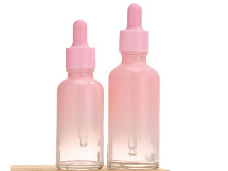 Gradient Pink Dropper Essential Oil Bottle