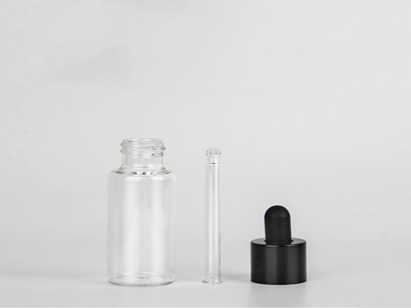 Transparent Glass Essential Oil Bottle