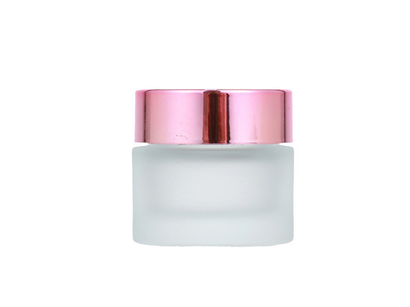 Rose gold cap cream bottle face cream jar eye cream bottle