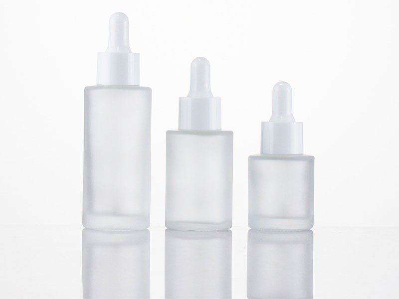 30ml Transparent frosted dropper bottle cosmetic bottle