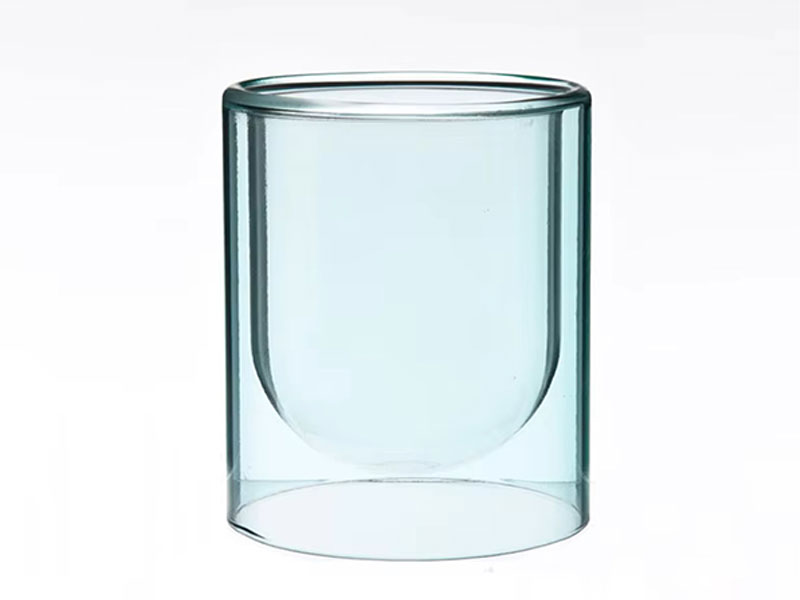 Double layer candle glass jars wholesale