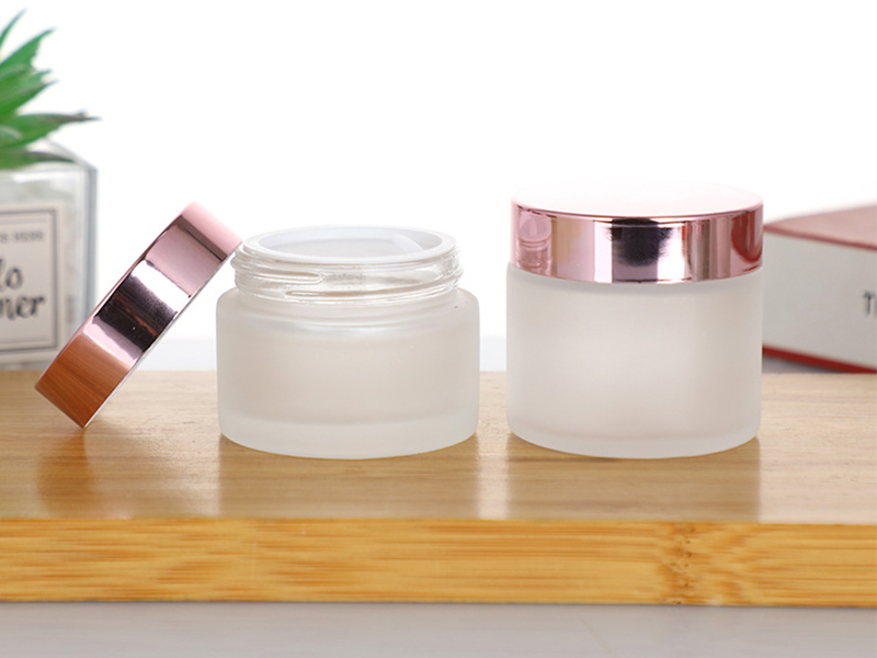 Rose gold cap cream bottle face cream jar eye cream bottle 3