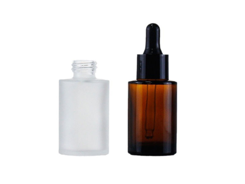 30ml Transparent frosted dropper bottle cosmetic bottle