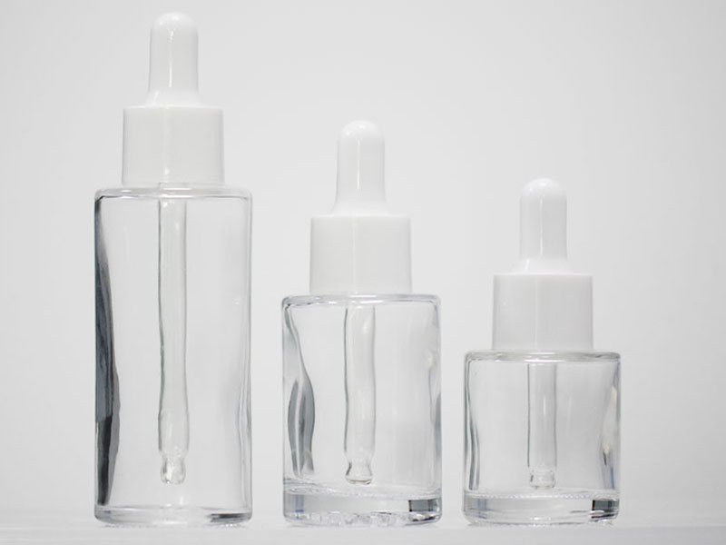 30ml Transparent frosted dropper bottle cosmetic bottle