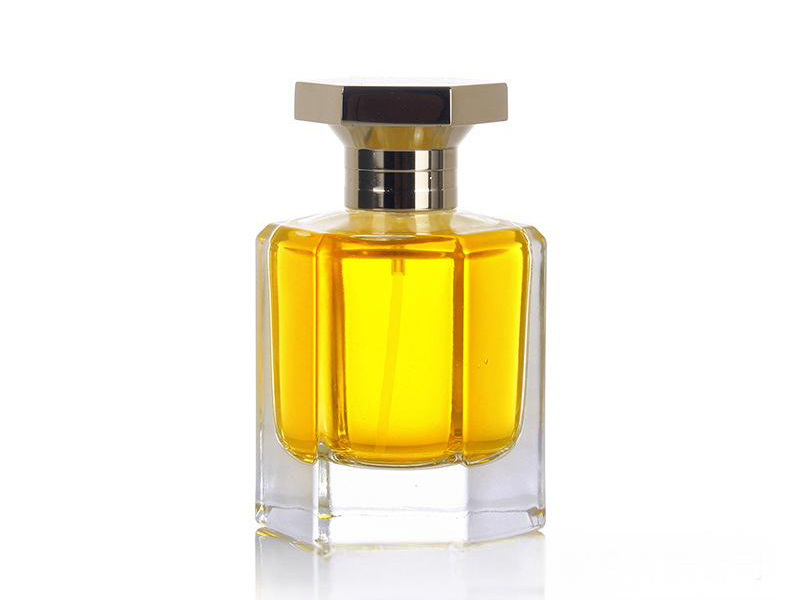 50ml Hexagonal glass perfume spray bottle