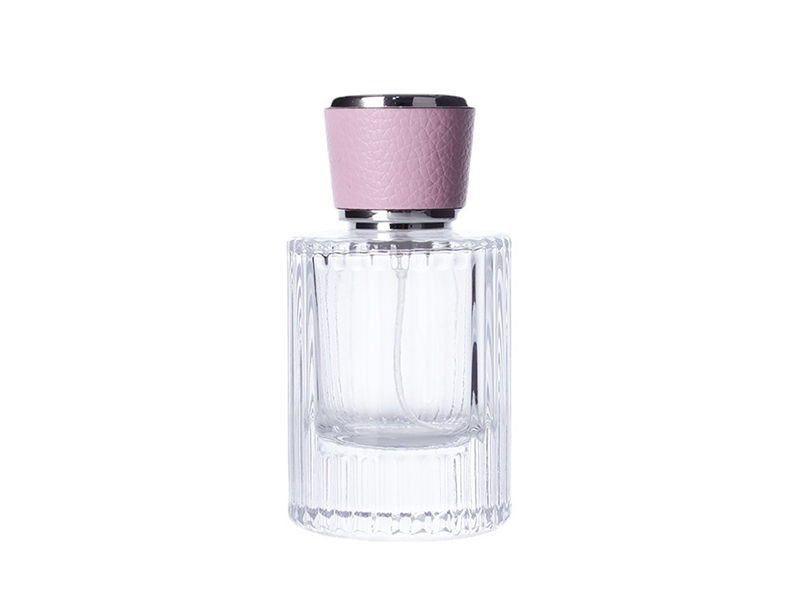 50ml Vertical stripes glass perfume spray bottles