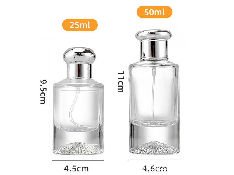 Clear Glass Perfume Bottle