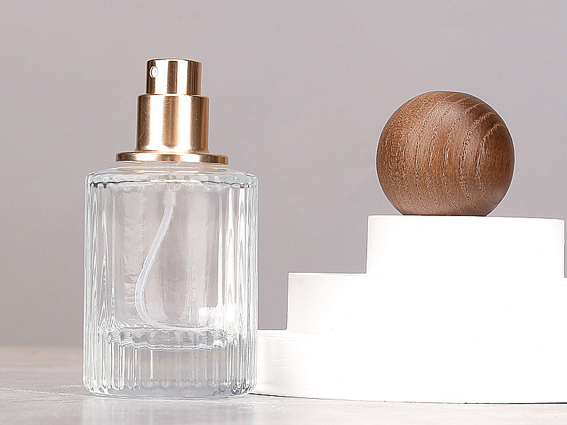 empty glass perfume bottle