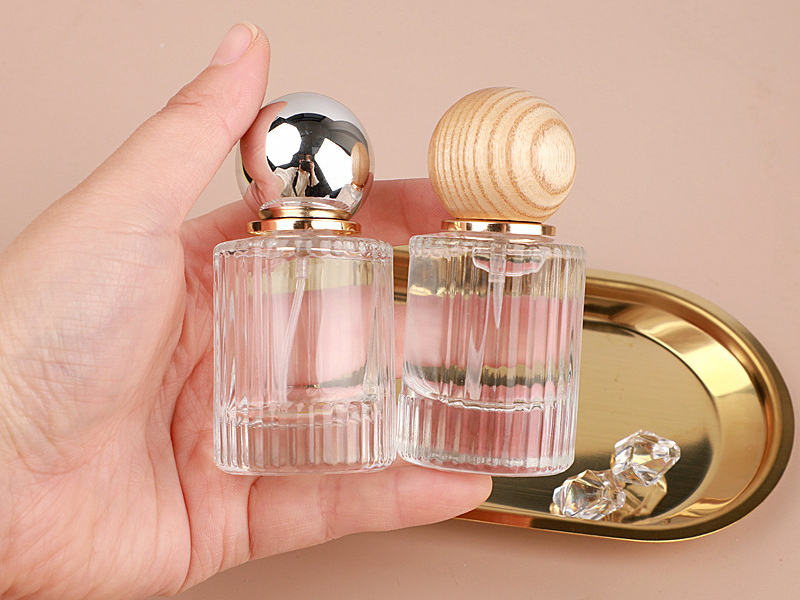 empty glass perfume bottle