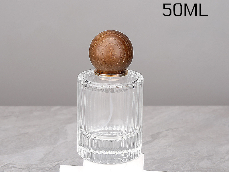 empty glass perfume bottle