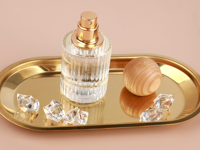 empty glass perfume bottle