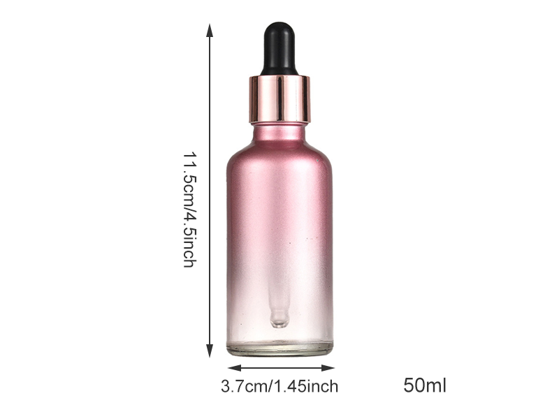 Frosted Glass Dropper Bottles