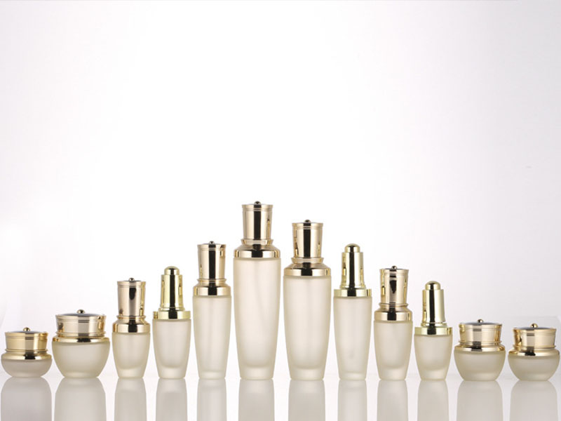 Glass Cosmetic Bottles Set