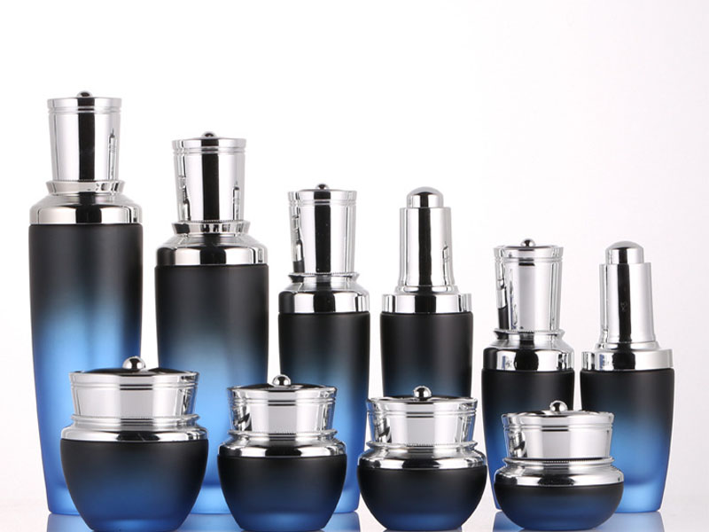 Glass Cosmetic Bottles Set