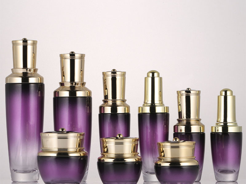 Glass Cosmetic Bottles Set